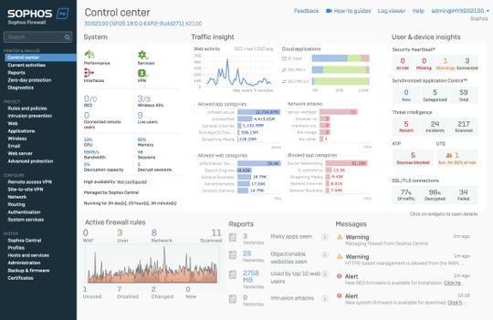 (IT-Administratoren können die Sophos Firewall über die Cloud-native Plattform Sophos Central zusammen mit anderen Lösungen verwalten. (Bild: Sophos))