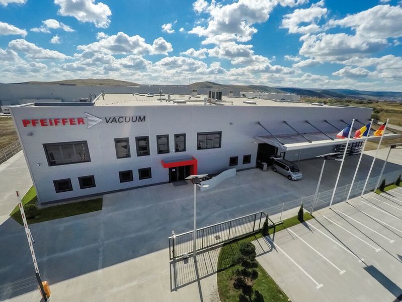 Der neue Produktionsstandort von Pfeiffer Vacuum in Cluj (Pfeiffer Vacuum)