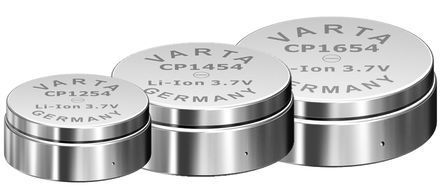 Wearable Markt: Dafür bietet Varta Microbattery ein neues Spektrum an Lithium-Ionen-Knopfzellen und Batterieassemblierungen im Durchmesser von 12 – 16 mm mit 50 mAh bis 100 mAh. (Varta)