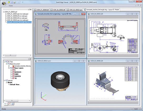 Es kommt eine flexible, leistungsfähige Bauteilstruktur zum Tragen, in der alle Dokumente gebündelt sind, die eine Konstruktion beschreiben. (Bild: Siemens PLM)