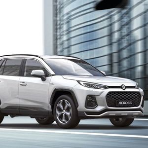 Das Modell wird Suzuki mit Plug-in-Hybridantrieb anbieten. Bis zu 75 Kilometer weit soll das SUV rein elektrisch fahren können.(Bild:  Suzuki)