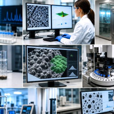 Verbesserte Emissionsbewertung: Fraunhofer-Expertenteams wollen Reifenabrieb standardisiert und praxisnah im Labor erzeugen, analysieren und intelligent prognostizieren. (Bild: Ki-generated by Fraunhofer LBF)