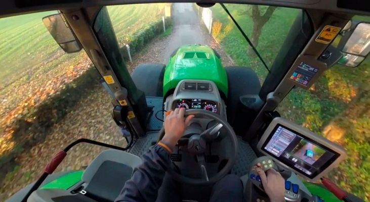 Driver Extended Eyes: Das innovative Fahrerassistenzsystem von BFFT und SAME DEUTZ-FAHR macht Traktorfahren sicherer.  (Same Deutz-Fahr)