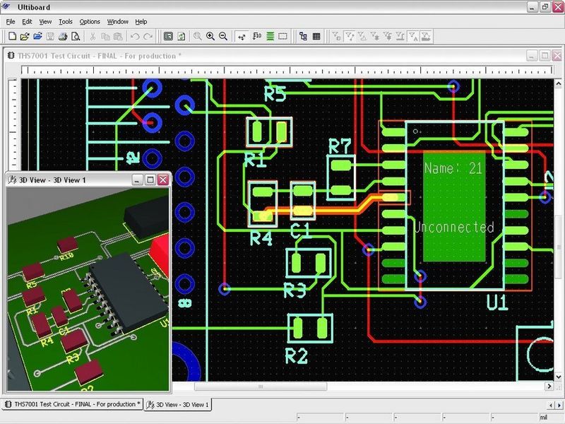 Ultiboard 10 hat für das Platzieren und Verschieben von Bauteilen und Leiterbahnen erhebliche Verbesserungen hinsichtlich Geschwindigkeit erfahren (Archiv: Vogel Business Media)
