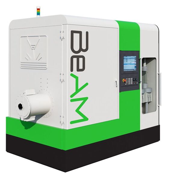 At the Addup booth, Beam presented its smallest machine, the Modulo 250. (Beam)