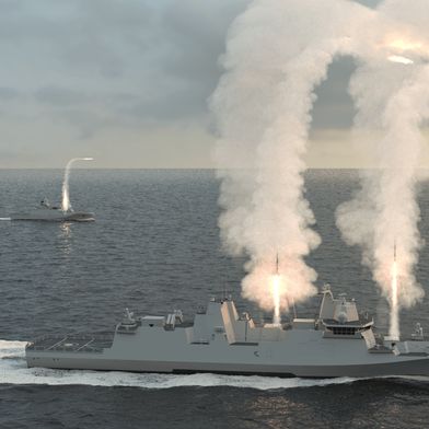 Rheinmetall unveils GMF140 next-generation guided missile frigate (Source: Rheinmetall)