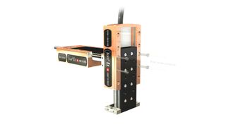 Der Linearmotor-Schlitten Elax kann Kräfte spüren, und somit Bewegungen nicht nur ausführen, sondern gleichzeitig kontrollieren. (Bild: Jenny Science)