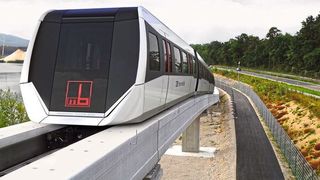 Das Bundesministerium für Verkehr und digitale Infrastruktur (BMVI) hat eine Machbarkeitsstudie für den Einsatz des „Transport System Bögl“ (TSB) am Münchner Flughafen gestartet – den Minister Andreas Scheuer auch als Schaufenster in die Welt sieht. (Max Bögl)