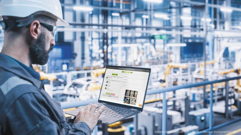 (Quelle:  Montage: ©stock.adobe.com – Gorodenkoff/ Phoenix Mecano Komponenten AG)