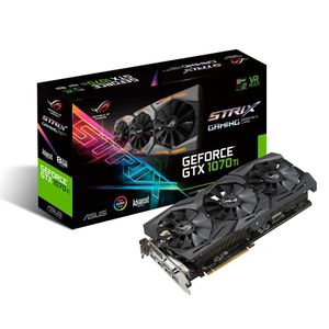 Die Asus ROG Strix Geforce GTX 1070 Ti gibt es als Standard- und als Advanced-Version mit etwas höherem Takt.