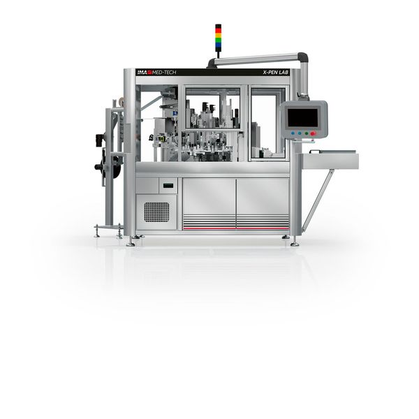 The X Pen Lab is a semi-automatic system for the final assembly of pens and autoinjectors in clinical-trial applications, early-stage development and small-scale production. (Source: Ima)