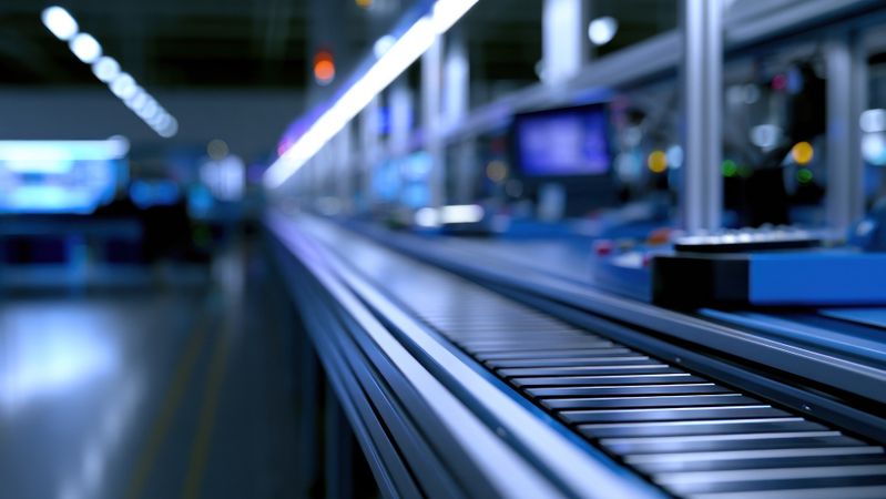 Wo starre Transportbänder an mechanische Grenzen stoßen, schaffen intelligente Transportsysteme neue Flexibilität.(Bild:  © Matthew – stock.adobe.com_KI-generiert)
