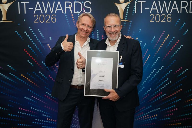 Gernot Bekk-Huber (l.) und Paul Schaffner von Airlock (Ergon). (Bild:  Manuel Emme Fotografie)
