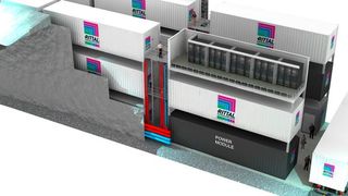 Mit dem Lefdal Mine Datacenter bietet Rittal gemeinsam mit Partnern einen einzigartigen Standort für europäische Rechenzentren an. Auf 120.000 m² Fläche entsteht momentan an der Westküste Norwegens eines der effizientesten, grünsten und sichersten Rechenzentren in Europa. (Bild: Rittal)