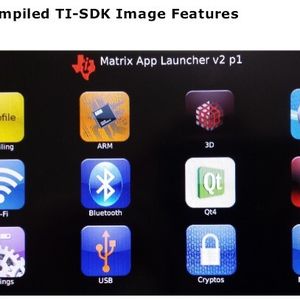 Display-Installation BB-View: Anwendungsbeispiel TI-SDK Hauptmenü