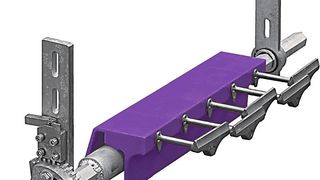 Der neue Sekundärabstreifer der Baureihe T-Type entfernt hartnäckige Rückstände zuverlässig. (Bild: Flexco)