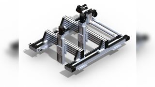 Die Variante GPA kommt dann zum Einsatz, wenn zwei Flächenportale innerhalb des gleichen Arbeitsraums betrieben werden sollen. (Bild: IEF-Werner GmbH)