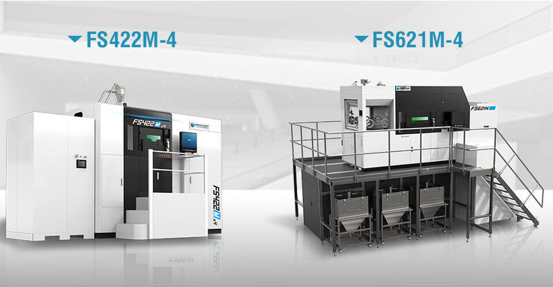 Die Farsoon FS422M-4 stellt Metallteile durch den Einsatz von vier Lasern her und die Farsoon FS621M-4 realisiert Bauteile mit einer Höhe von 1100 Millimetern im Laserschmelzen. 