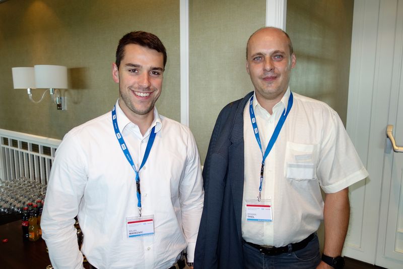 (l.) Milan Markovic, ALSO Schweiz, und Roman Thiel, ALSO AT (Bild: IT-BUSINESS)