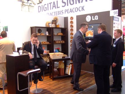 Schlüssel-Partner für die Digital-Signage-Musterlösungen ist LG (Archiv: Vogel Business Media)