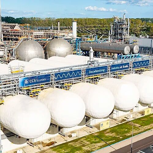 Europe’s largest industrial carbon capture facility was recently inaugurated at Yara’s plant in Sluiskil, the Netherlands. (Source:  Yara International)