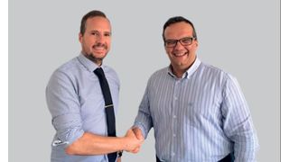 Dimitri Philippe, CEO, BE. Services (links) und Guiseppe Pace, CEO, Exor (Exor)