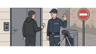 Eine funktionierende Zugangskontrolle verhindert unbefugtes Betreten und schützt wirksam vor Diebstahl, Sabotage und Vandalismus. (Bild: KI-generiert)