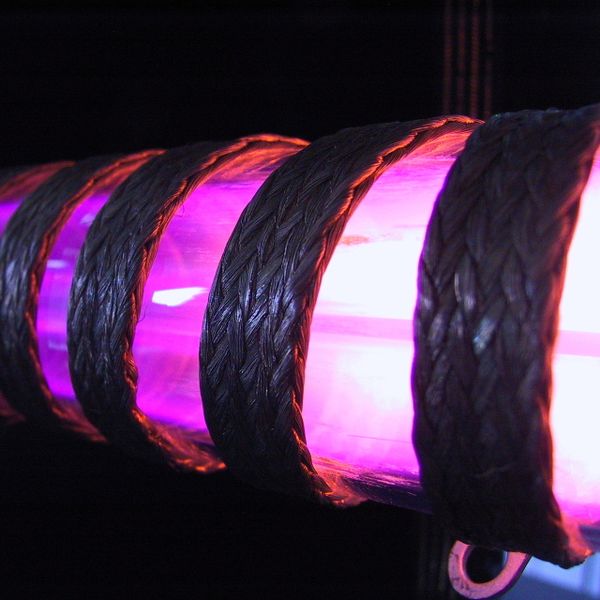 View into a plasma tube reactor. (Picture: Sustech)