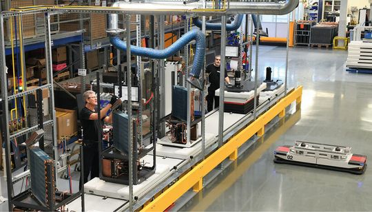 (Pilotprojekt Multiline: Prozesssicherheit mit dynamischen Sollwert-Vorgaben an die Montagesteuerungen. Bild: IGZ)