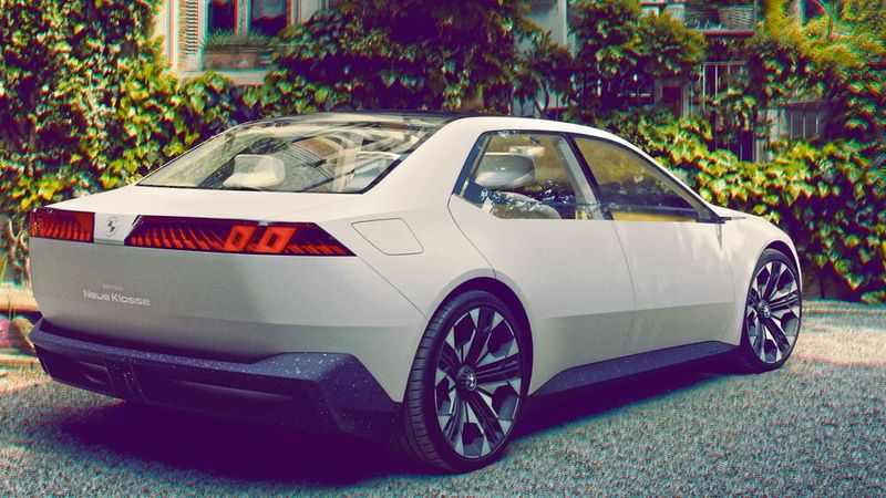 Der Name der Studie ist eine Hommage an die Neue Klasse, mit der BMW Anfang der 1960er-Jahre den Nachkriegs-Muff abstreifte. (Bild: BMW)