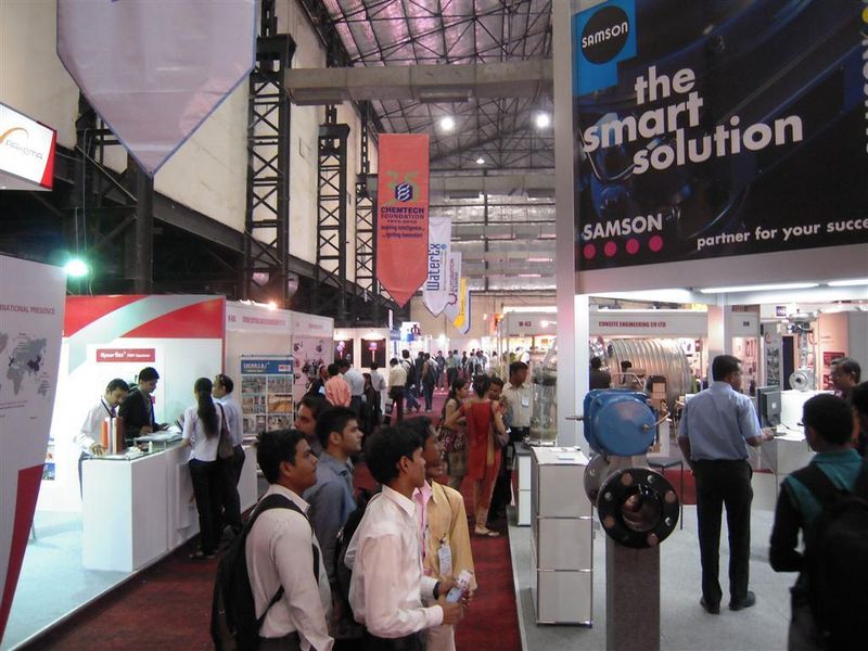 Many interested visitors came during the four days of the exhibition and walked along the corridors of ChemTech. (Picture: PROCESS)