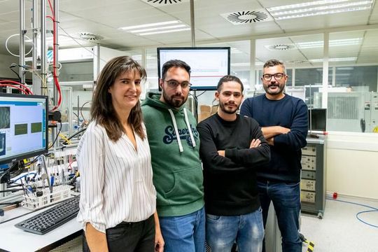 Beatriz García Baños, Aitor Domínguez Saldaña, Andrés López García y Alfonso J. Carrillo were involved in the development of the innovative process.(Source:  UPV)