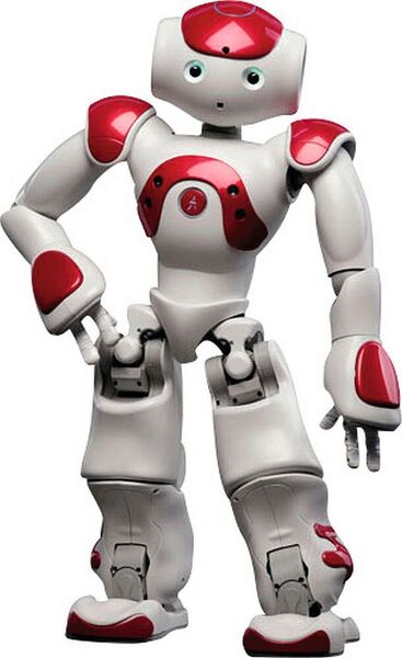 Nao: Der Roboterassistent von SoftBank Robotics ist ein ansprechender, interaktiver und hoch anpassbarer Roboterassistent. (Bild: Bild: Conrad)