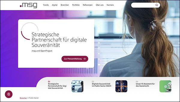 Bürgerinnen und Bürger erwarten digitale Services auf Augenhöhe mit der Privatwirtschaft, während gleichzeitig höchste Anforderungen an IT-Sicherheit, Datenschutz und digitale Souveränität bestehen. Wir unterstützen Sie als erfahrener Partner dabei, diesen Spagat zu meistern und bieten maßgeschneiderte Lösungen 