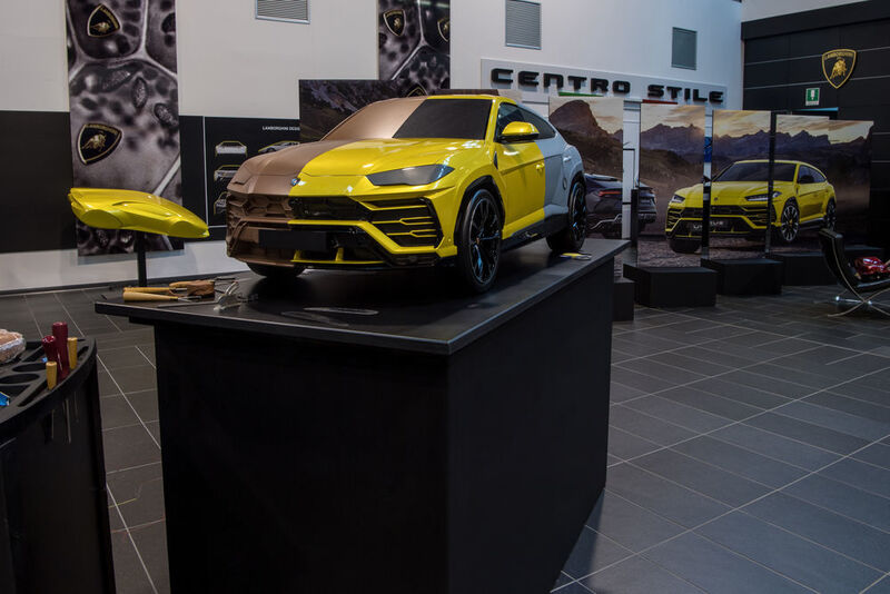 Impressionen von der Erstvorstellung und aus der Produktion des Lamborghini Urus. (Lamborghini)