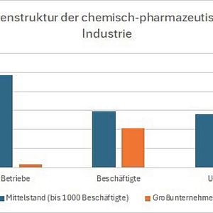 Nahezu alle Betriebe (rund 2.000) der Chemie- und Pharmaindustrie zählen zum Mittelstand(Bild:  Alle Daten aus der VCI-Mitgliederumfrage, November 2023 – Auswertung Mittelstand)