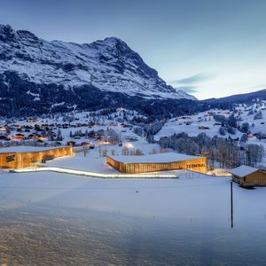 Der Grindelwald Terminal ist Ausgangspunkt beider Bahnen der V-Bahn.