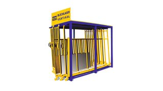 Das Schubfach-Sortierlager von Hegla bietet eine platzsparende und schonende Lagerung von Blechen. (Hegla Fahrzeugbau)