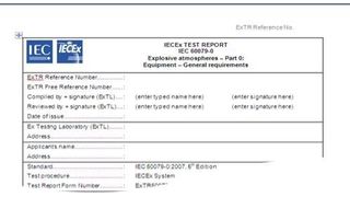 Ein IECEx-Test Report nach der IEC 60079-0 (R. Stahl)