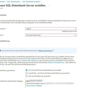 Copilot für Azure SQL hilft dabei, die Systemeinstellungen von Azure-SQL-Datenbanken zu steuern.(Bild:  Joos – Microsoft)