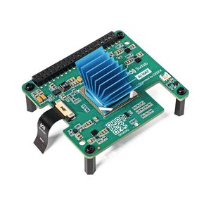 AI HAT+ von Sixfab mit Kühlkörper auf der Deepx-NPU(Bild:  Sixfab)
