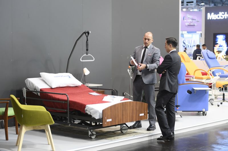 ... und Pflegeeinrichtungen. (Messe Düsseldorf, Constanze Tillmann)