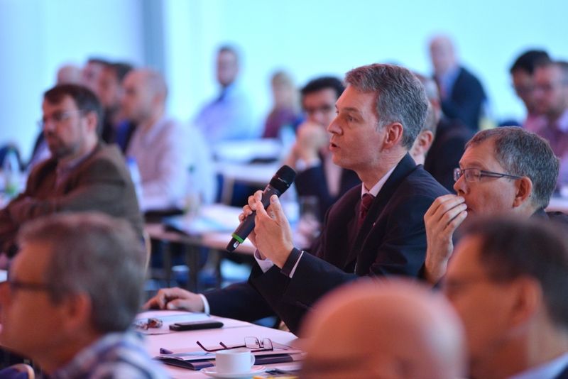 Impressionen des diesjährigen Digital Plant Kongress aus Würzburg. Fach- und Führungskräfte aus den Bereichen Prozessindustrie, Anlagenbau, Anlagenplanung und Anlagenkonstruktion diskutierten spannende Fragen rund um die Digitale Anlage. (Bild: Untch)