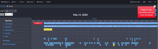 (Druckerstatus mit Darstellung einer Fehlfunktion. Bild: Authentise/Nebumind)