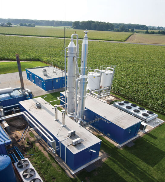 Since 1752,the Wenning family has run a successful agricultural business and distillery. 30 years ago, they took the first pioneering steps towards onsite biogas production. Together with the help of Atlas Copco, they now have evolved into an award winning energy producer, using 50% less power than other, comparable plants. (Picture: Atlas Copco)