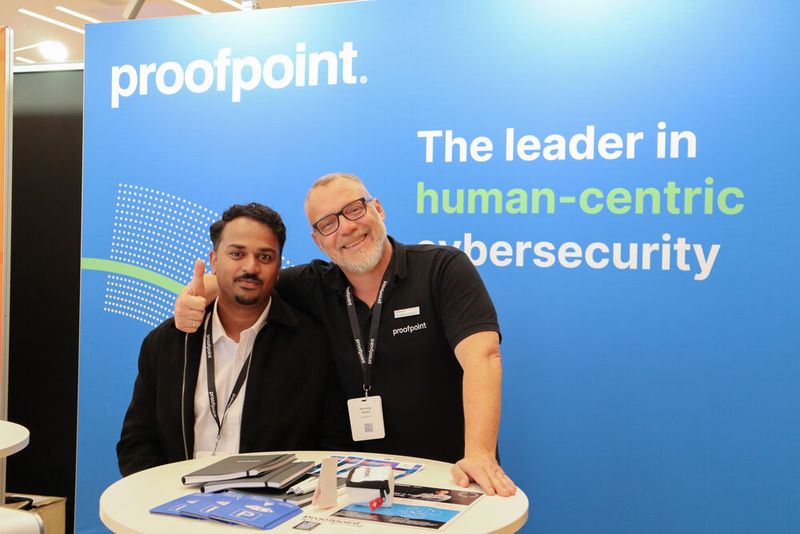 Das Proofpoint-Team: Laxmen Sreetharan (l.) und Hennig Hanke (Bild: Vogel IT-Medien GmbH)