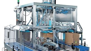 In der vollautomatischen Butterabfüll- und Verpackungsanlage lassen sich große Buttereinheiten zu je 25 kg abfüllen und verpacken. (Yaskawa)