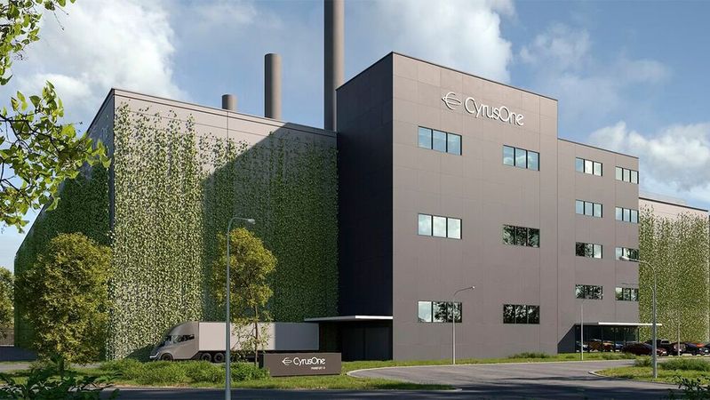 Außenansicht des Rechenzentrums „FRA6“ von Cyrusone(Bild: Cyrusone) Außenansicht des Rechenzentrums „FRA6“ von Cyrusone(Bild: Cyrusone)