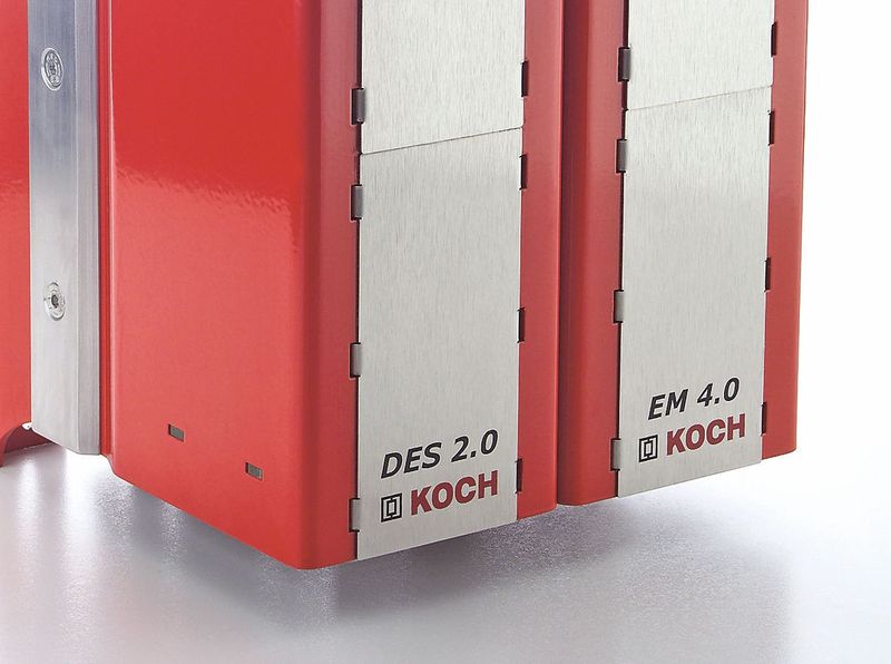 Mit verpolungssicher anzuschließenden Erweiterungsmodulen kann das Speichervolumen des Dynamischen Energiespeichers der Applikation angepasst werden.  (Bild: Michael Koch)