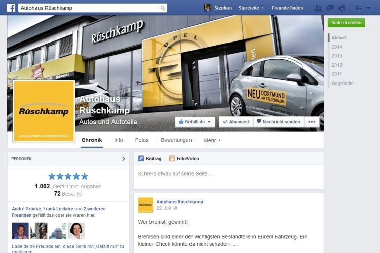 Social Media done by Rüschkamp. (Bild: Richter)